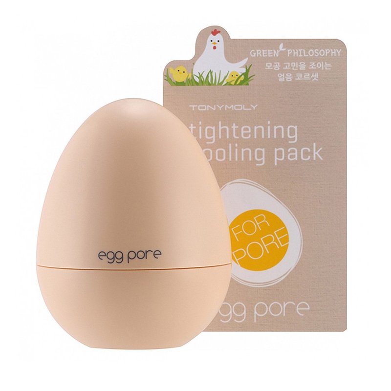 TonyMoly Egg Pore Tightening Cooling Pack - poras sutraukianti kaukė